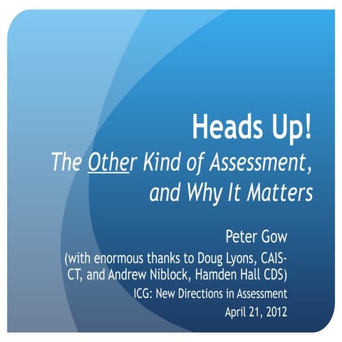 Assessing 21st-Century Learning Capacities