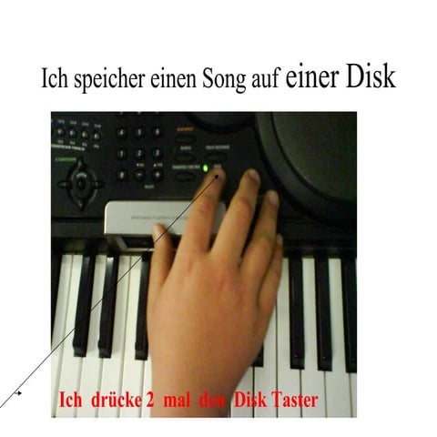 Ich Speicher Einen Song Auf Einer Disk