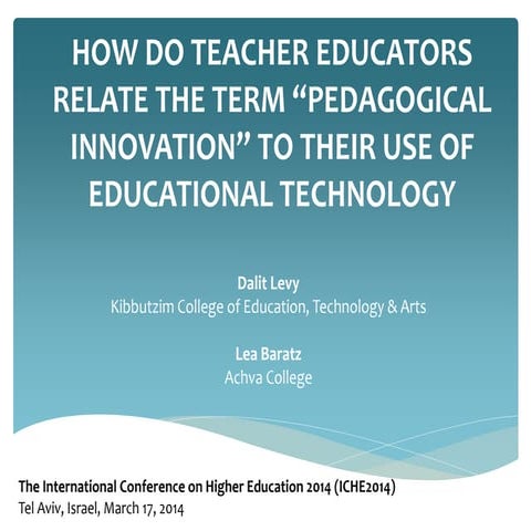 How do teacher educators define 