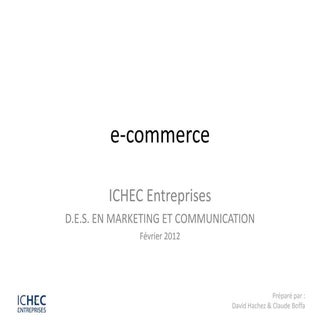 Une introduction au e-commerce (ICH...