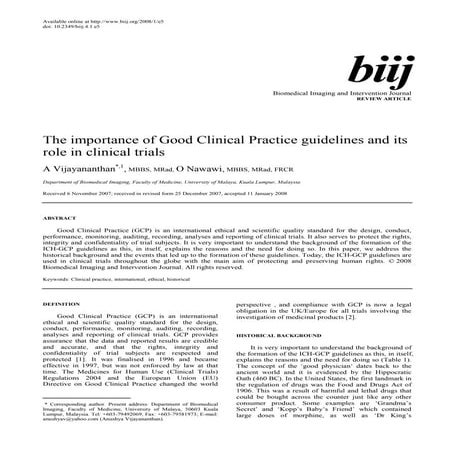 ICH  GCP  guidelines