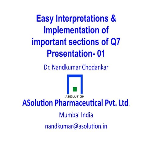 Ich q7 implementation
