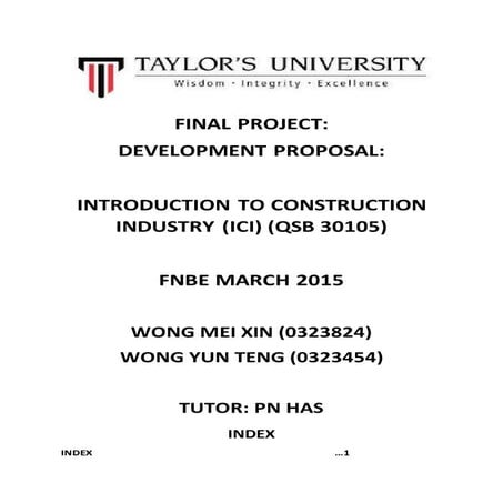 ICI Final Project Group and Individual