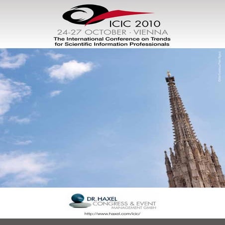 ICIC 2010 Conference in Vienna Brochure