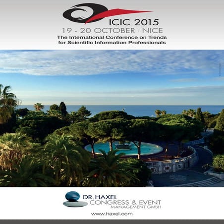 ICIC 2015 20 -20 October - The International Conference on Trends for Scienti...
