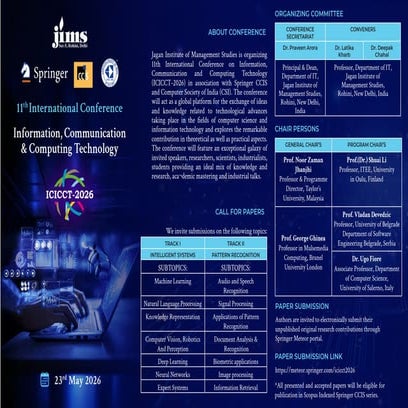 International Conference on Information, Communication and Computing ...