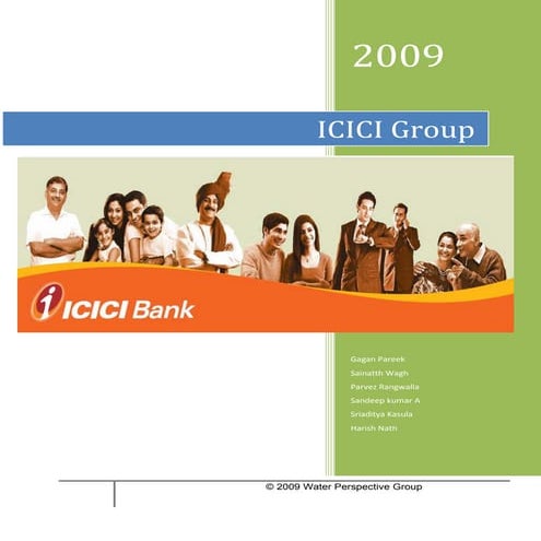 Icici bank final report