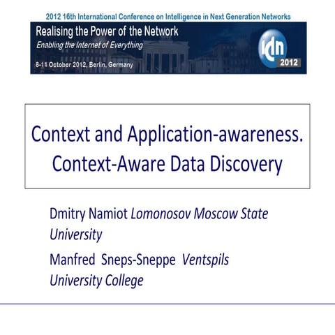 Context-Aware Data Discovery | PPT