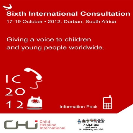 CHI 2012 International Consultation - Info Pack
