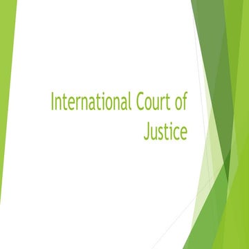 International Court of Justice