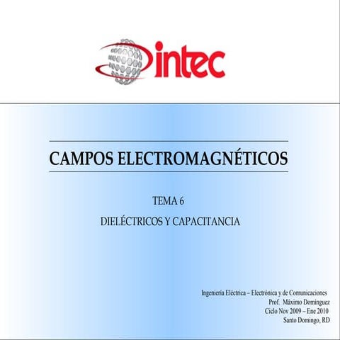 Campos Electromagneticos - Tema 6