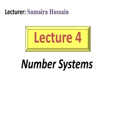 Number Systems | PPT