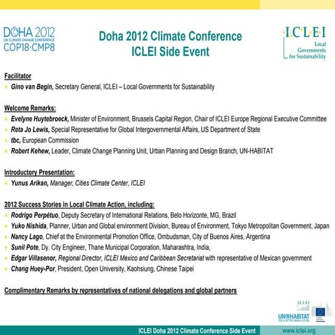 Iclei 2012 globalupdates
