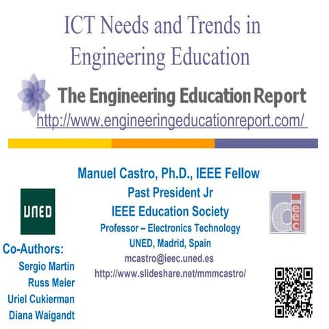ICT Needs and Trends in Engineering Education 