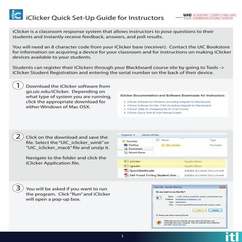 iClicker quick guide for instructors