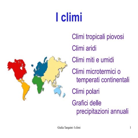 I climi