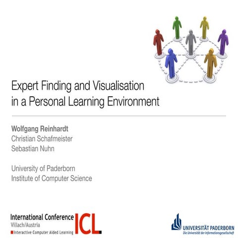 Expert Finding and Visualisation in a Personal Learning Environment | PDF