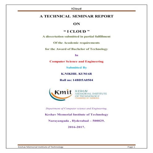 Icloud  by Apple doc