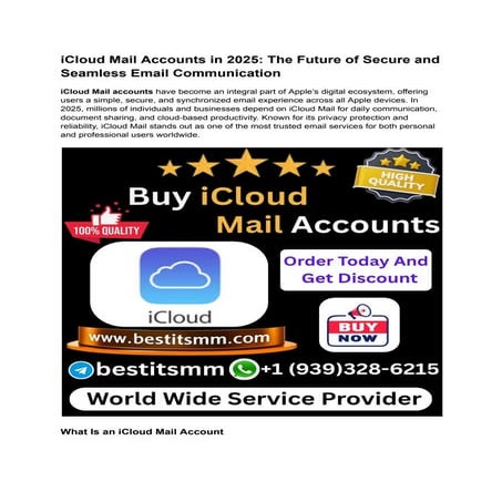 Buying iCloud Mail Accounts in 2025_ The Future of Secure Email.pdf
