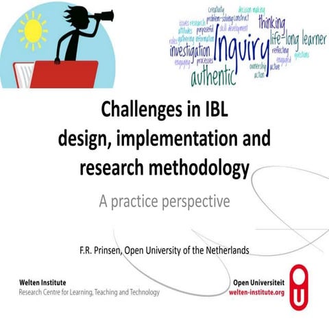 A practice perspective on the challenges of Inquiry Based Learning