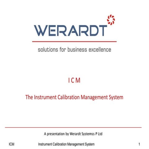 Instrument Calibration Management System