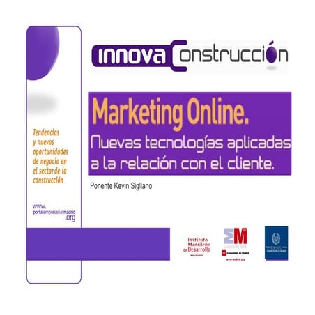 Innova Construcción. Marketing on line.