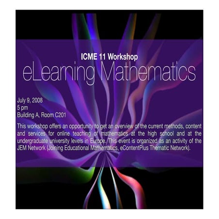 JEM: a network for mathematics educators