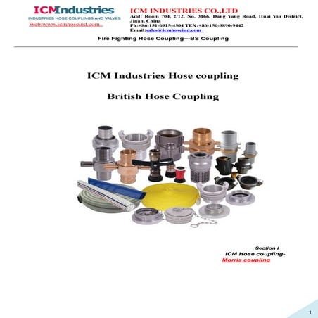 Icm industries morris coupling/Aluminum material John morris | PDF