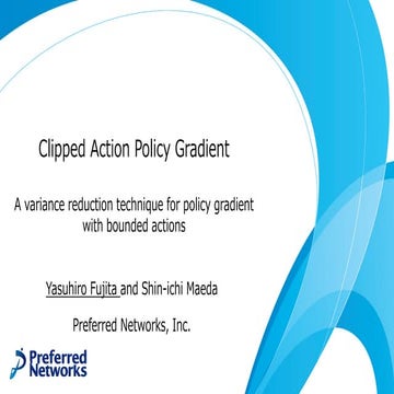 Clipped Action Policy Gradient