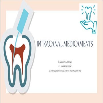 INTRACANAL MEDICAMENTS