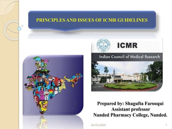 Indian council of medical research (ICMR) | PPT