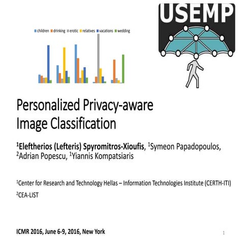 Personalized Privacy-Aware Image Classification