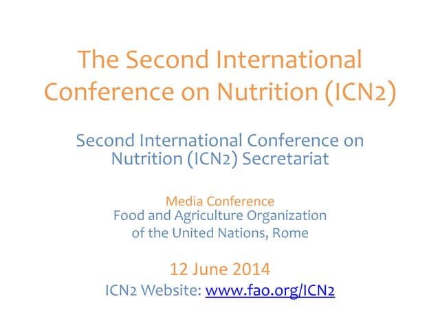 Media Conference on the Second Int...