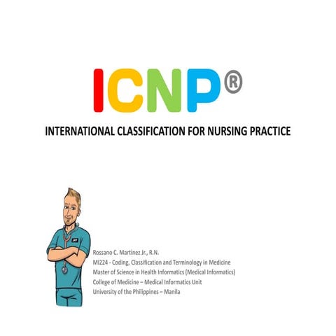 ICNP - International Classification for Nursing Practice