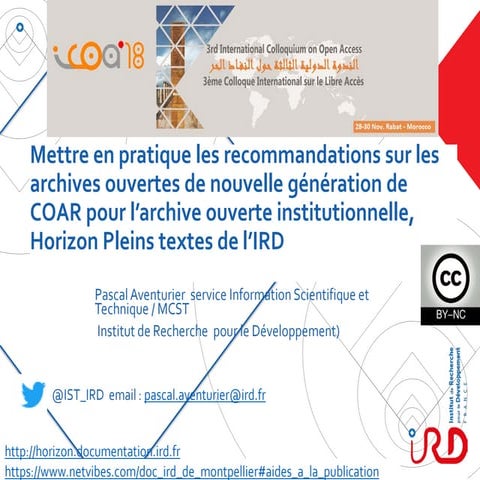 Open Science at IRD | PDF