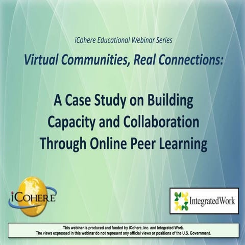 Virtual Communities, Real Connections