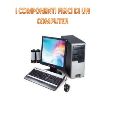 I componenti fisici di un pc power point 6