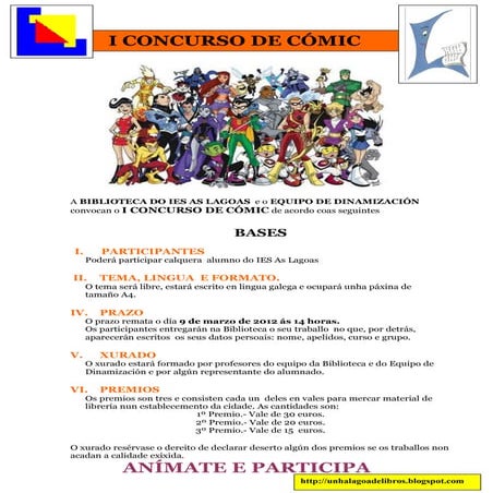 I concurso de comic