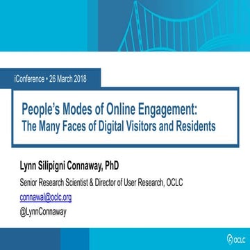  People's mode of online engagement: The Many Faces of Digital Visitors and R...