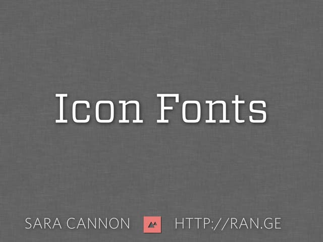 IconFonts