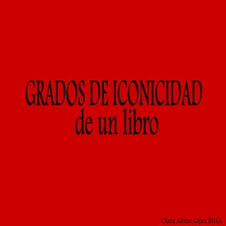 Escala de iconicidad (libro abierto)
