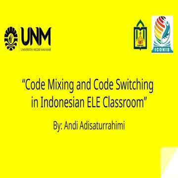 ICONIS PPt presentation andi adisaturrahimi