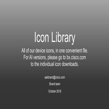Cisco icon library