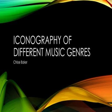 Iconography of different music genres 