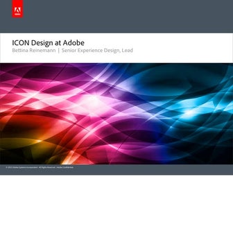 IxDA HH Event: Einblick in die Icon-Entwicklung für alle (!) Adobe Produkte 