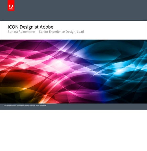 IxDA HH Event: Einblick in die Icon-Entwicklung für alle (!) Adobe Produkte 