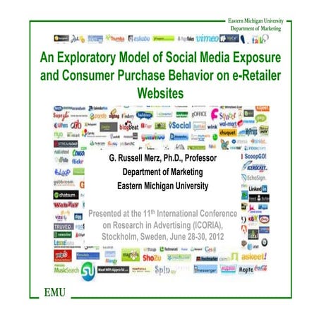 A Exploratory Model of Social Media Exposure and Consumer Purchase Behavior o...