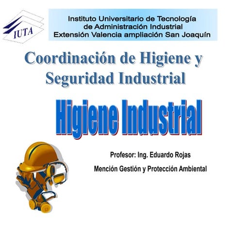 I corte higiene industrial