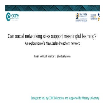 #ICOT2013 | Breakout exploring a social network site and teacher professional...