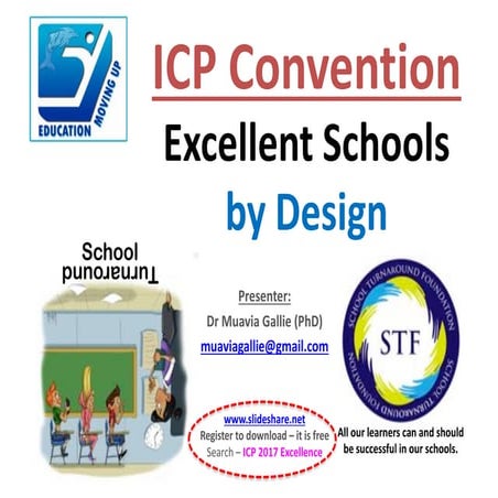 ICP 2017  Excellent schools by Design